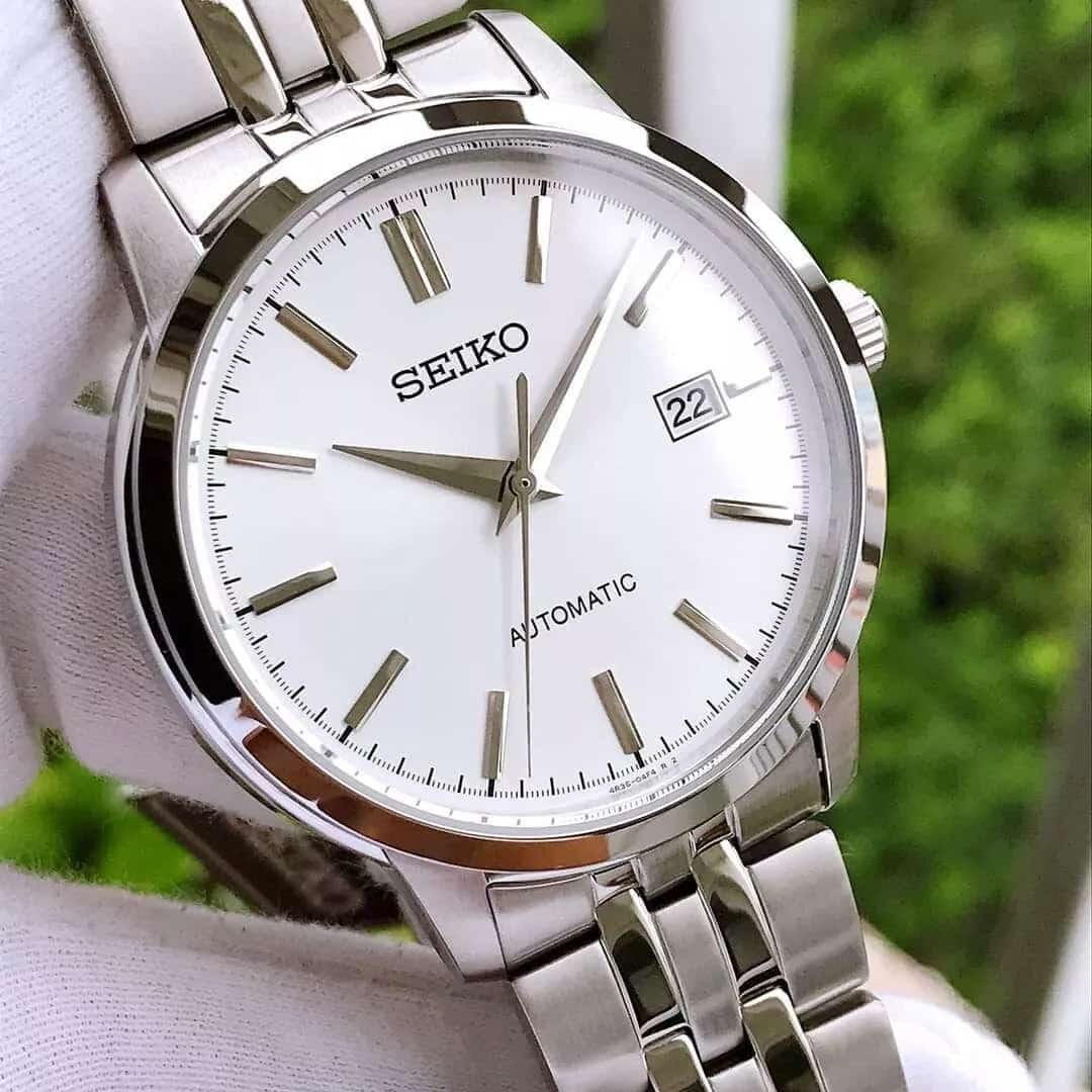 Seiko Análogo para Hombre con Brazalete de Metal – SRPH85K1