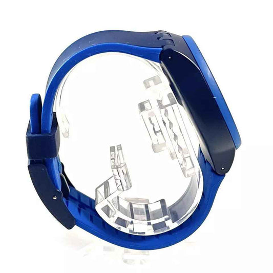 Swatch Bleu Sur Bleu Análogo para Caballero con Correa de Resina – SUSN409