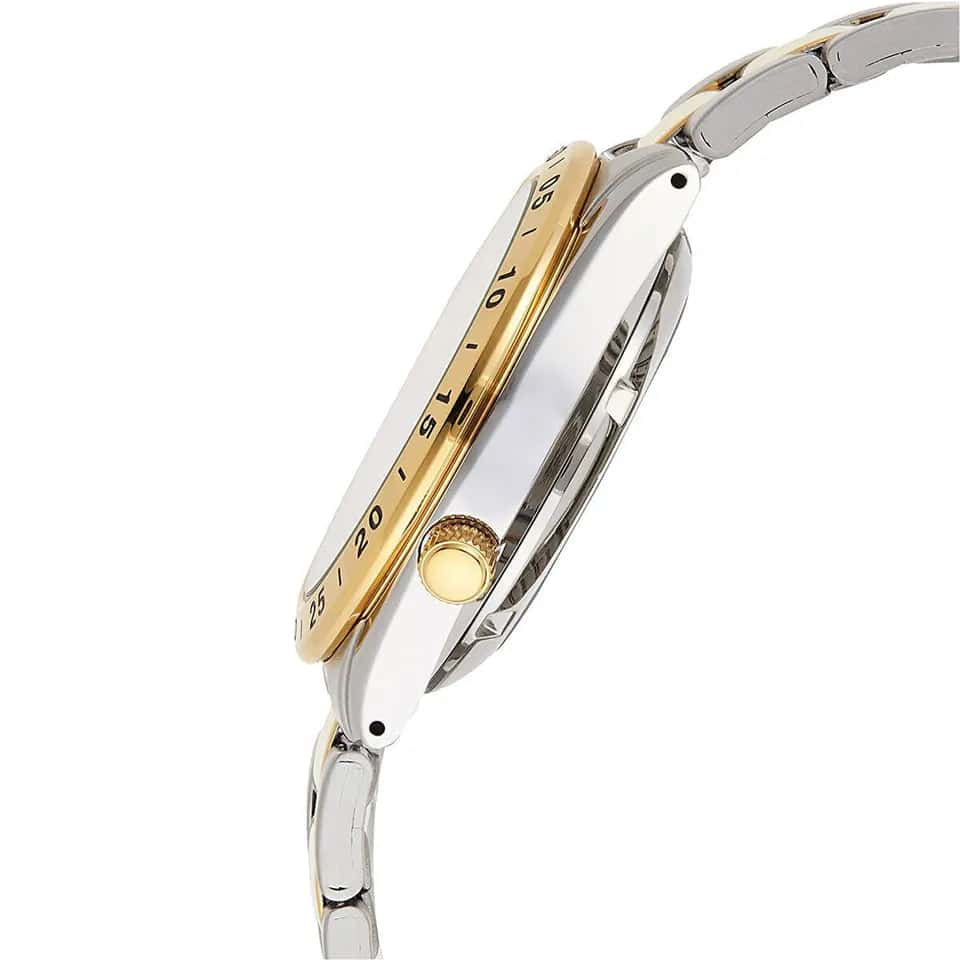 Seiko 5 Análogo para Dama con Brazalete de Acero Inoxidable – SYMG42K1