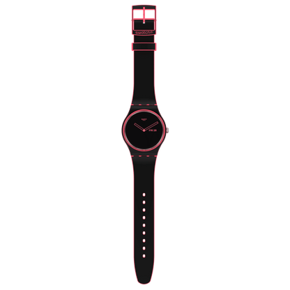 Swatch Minimal Line Pink unisex banda de caucho – SO29P700